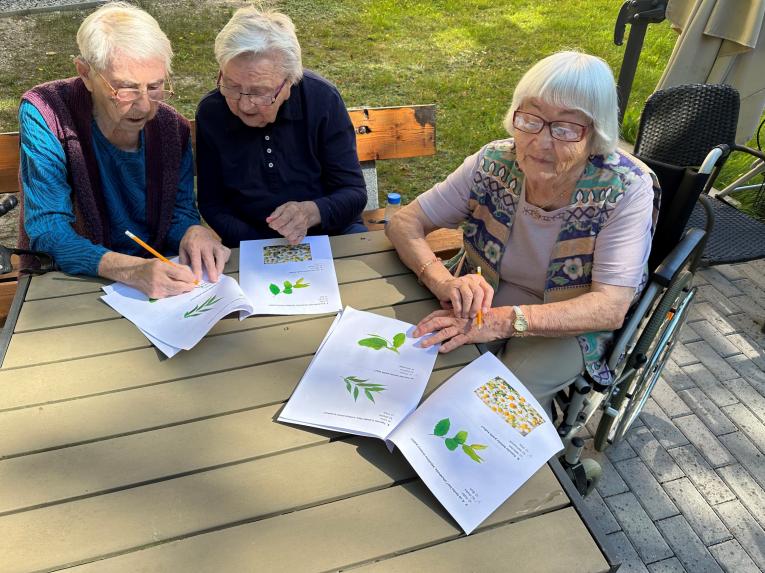 trénování paměti v parku